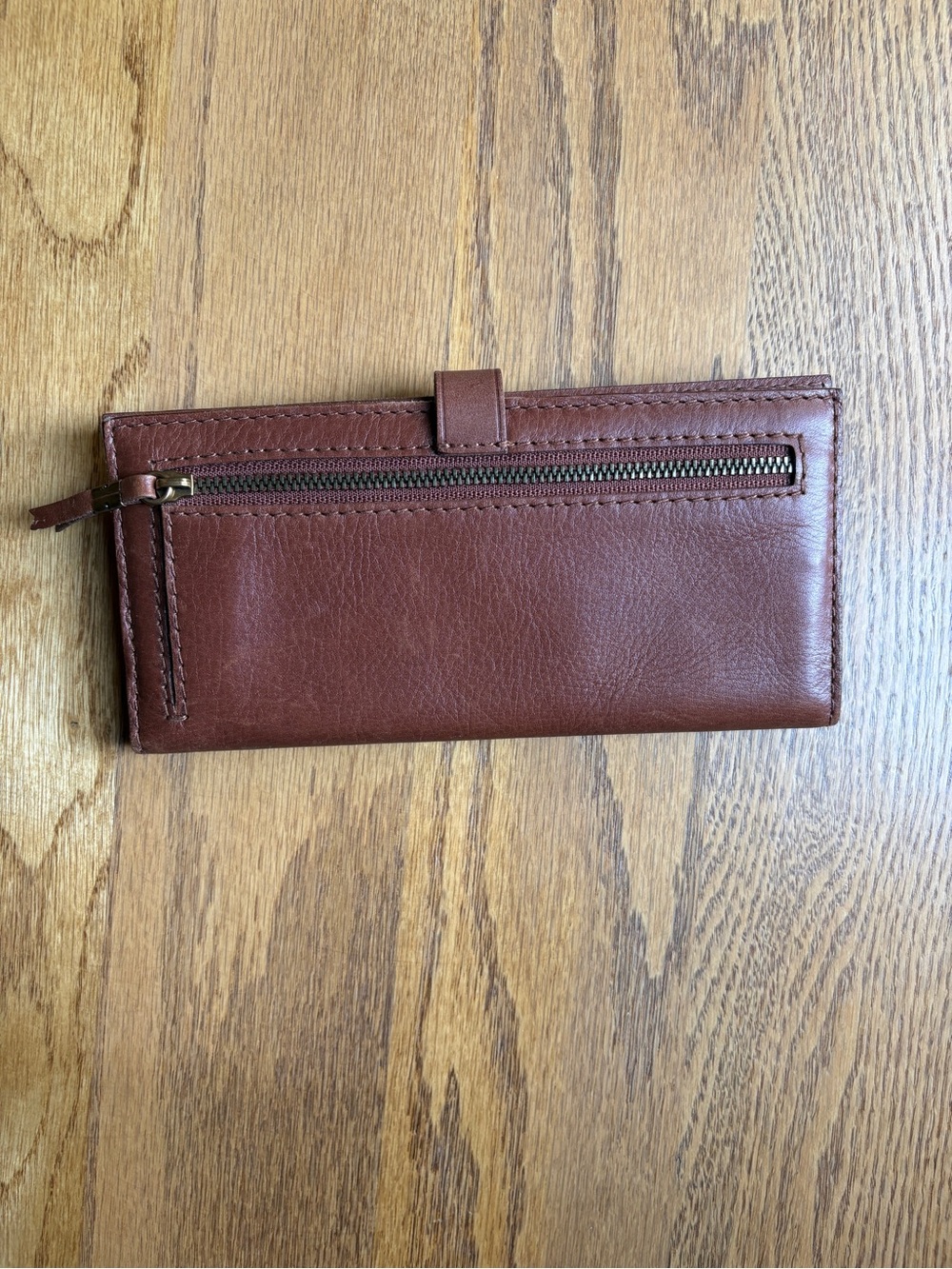 Madewell Leather Post Wallet Brown - Picture 5 of 5